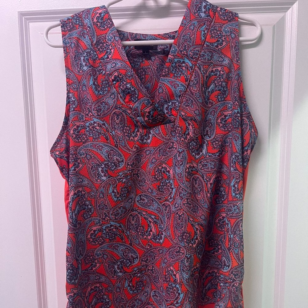 The Limited Sleeveless Paisley Print Top
